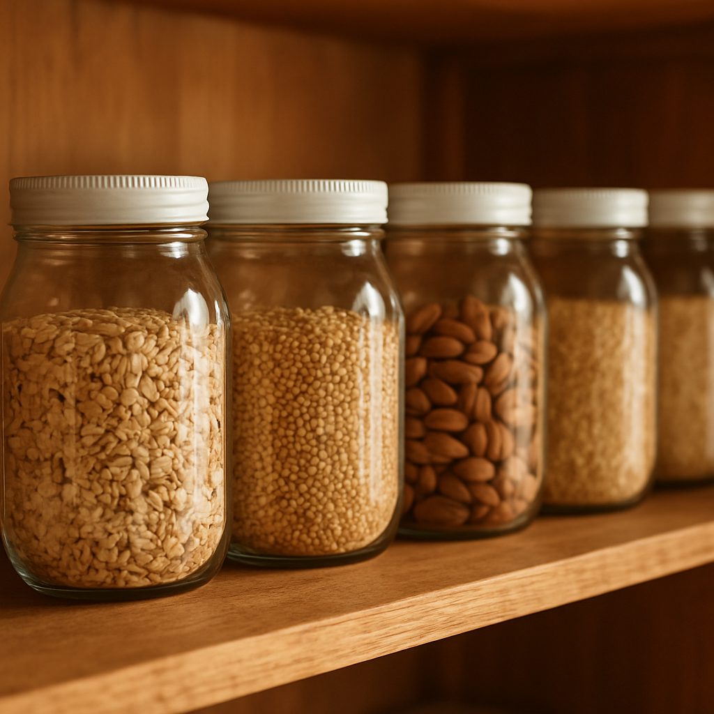 Pantry storage jars